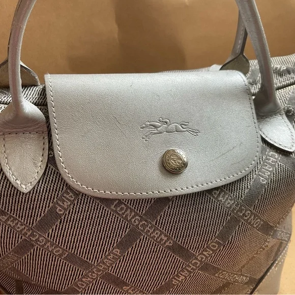 Longchamp silver mini handbag - Picture 3 of 5